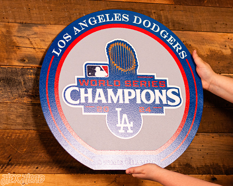 VARSITY Collection- SINGLE Layer Los Angeles Dodgers 2024 World Series Wall Art