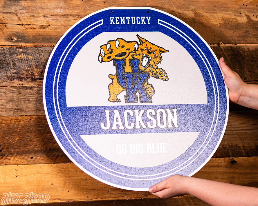 Kentucky Wildcats Personalized Monogram Metal Art
