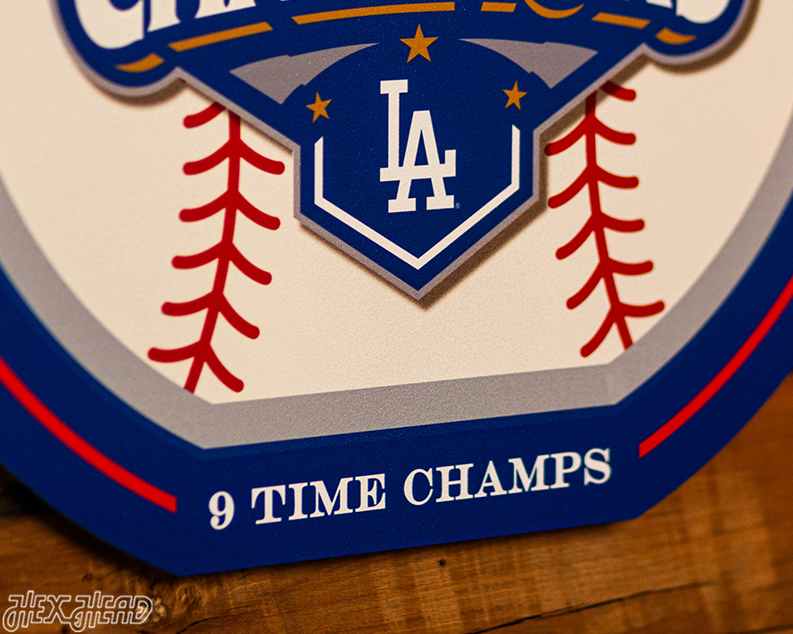 VARSITY Collection- SINGLE Layer Los Angeles Dodgers 2025 World Series Wall Art