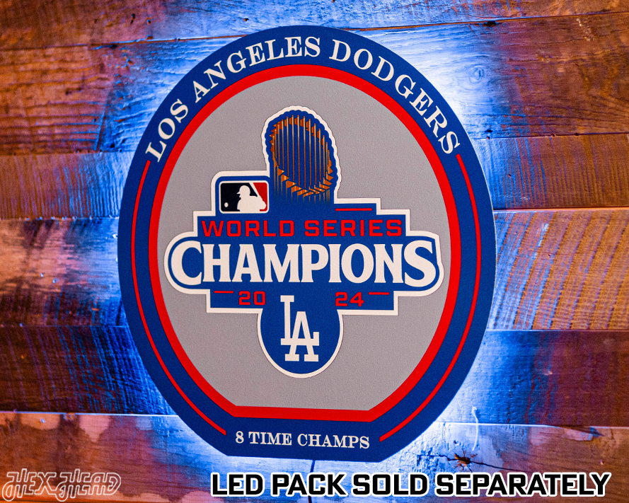 VARSITY Collection- SINGLE Layer Los Angeles Dodgers 2024 World Series Wall Art