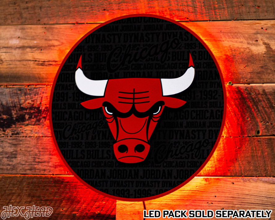 Chicago Bulls CRAFT SERIES 3D Embossed Metal Wall Art
