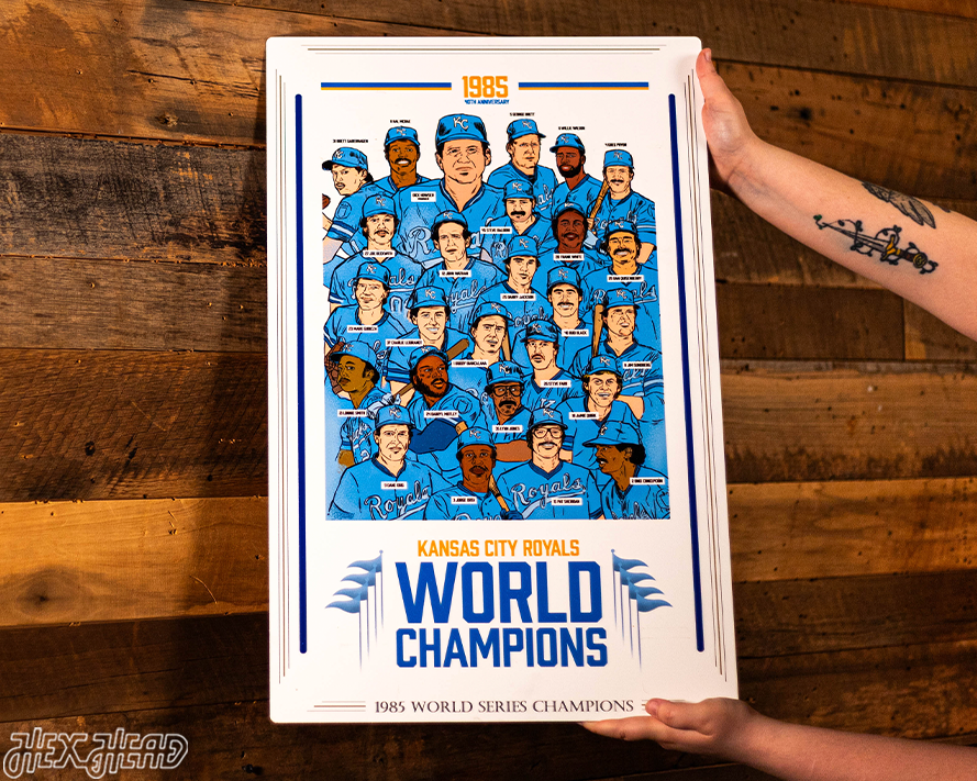 Kansas City Royals 1985 40TH Anniversary WORLD SERIES Front Page