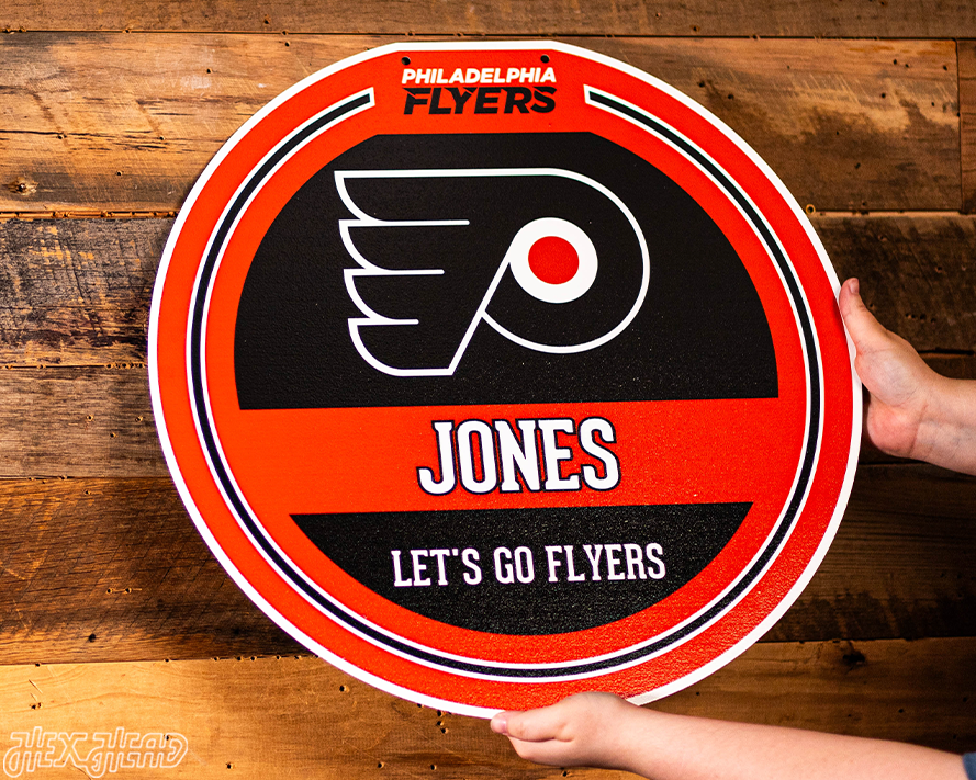 Philadelphia Flyers Personalized Monogram Metal Art