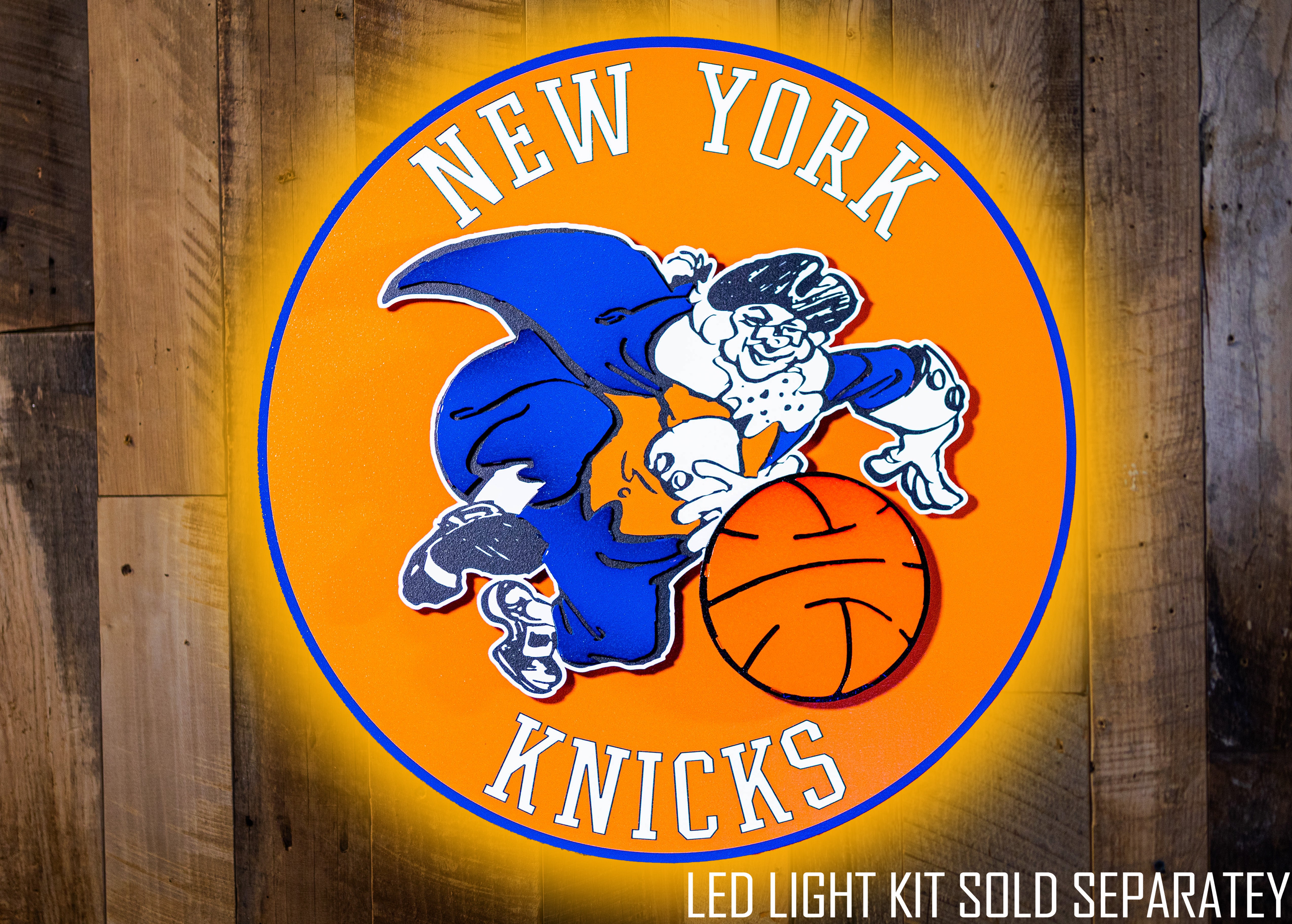 New York Knicks VAULT 1946-66 3D Vintage Metal Wall Art