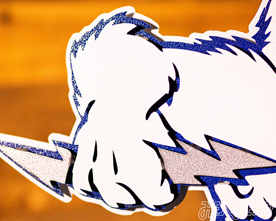 Air Force Academy Vintage Falcon Mascot Metal Wall Art