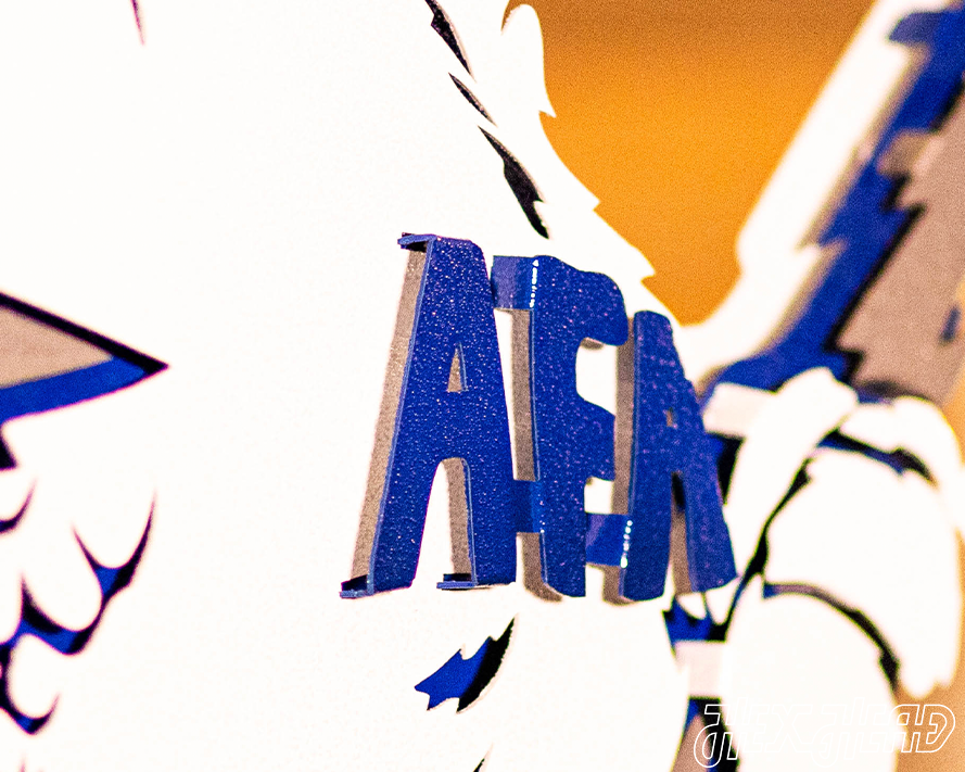 Air Force Academy Vintage Falcon Mascot Metal Wall Art