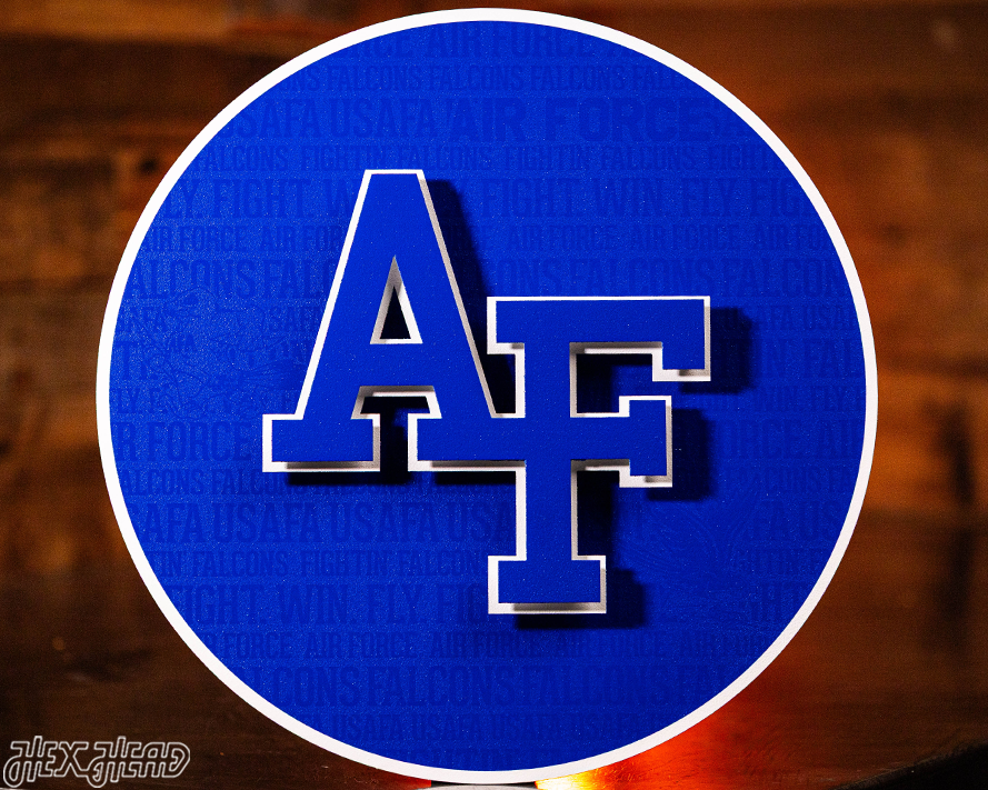 Air Force Academy CRAFT SERIES 3D Embossed Metal Wall Art