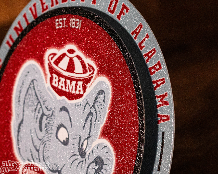 Alabama Crimson Tide "Double Play" On the Shelf or on the Wall Art