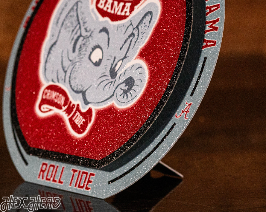 Alabama Crimson Tide "Double Play" On the Shelf or on the Wall Art