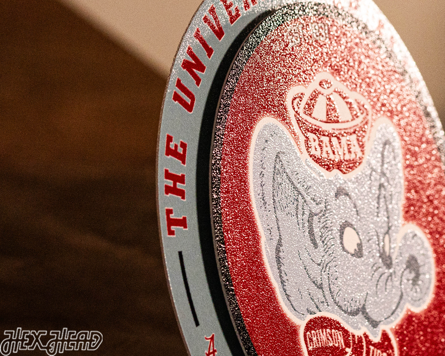 Alabama Crimson Tide "Double Play" On the Shelf or on the Wall Art