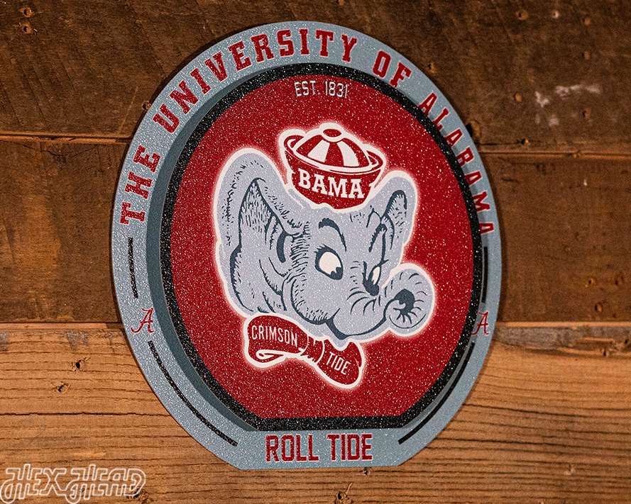 Alabama Crimson Tide "Double Play" On the Shelf or on the Wall Art