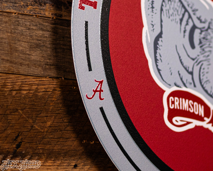 VARSITY Collection- SINGLE Layer Alabama Crimson Tide Metal Wall Art