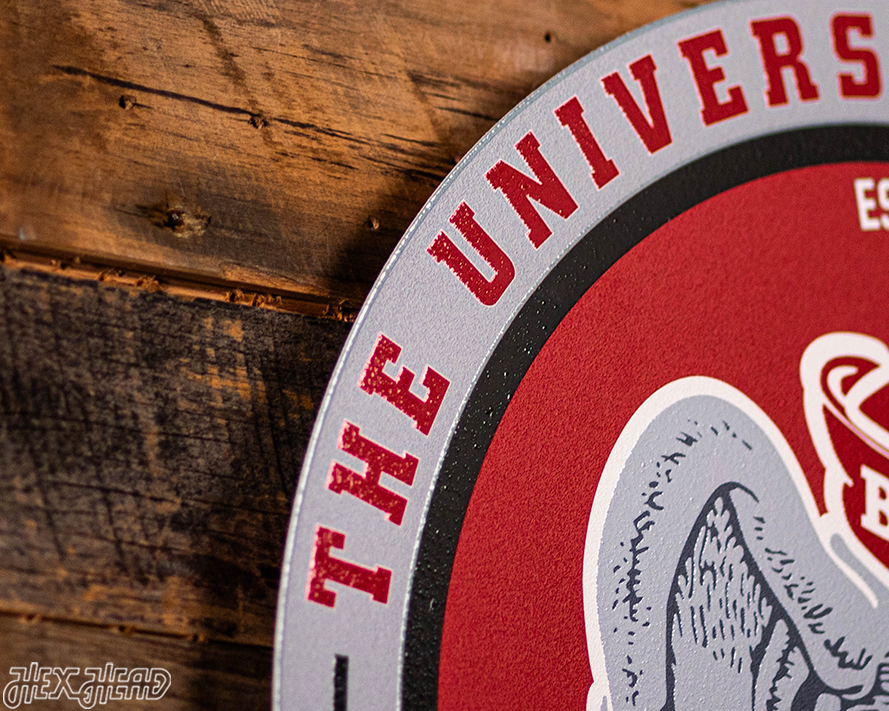 VARSITY Collection- SINGLE Layer Alabama Crimson Tide Metal Wall Art