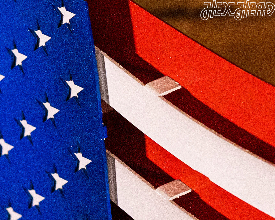 OLD GLORY! Waving American Flag 3D Vintage Metal Wall Art