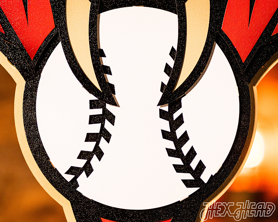 CLOSE OUT - Arizona Diamondbacks Mascot 3D Metal Wall Art