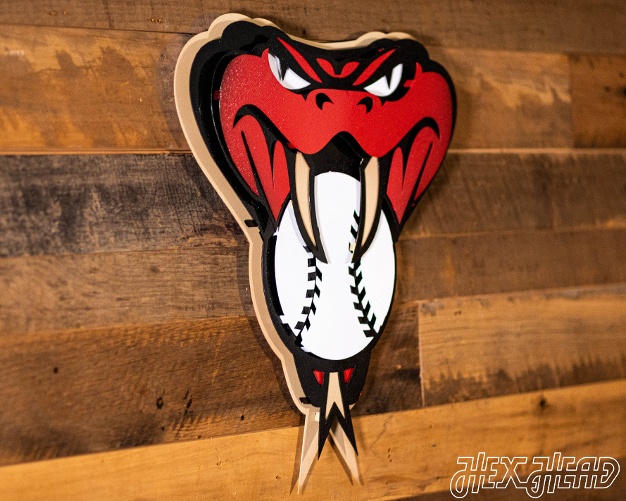 CLOSE OUT - Arizona Diamondbacks Mascot 3D Metal Wall Art