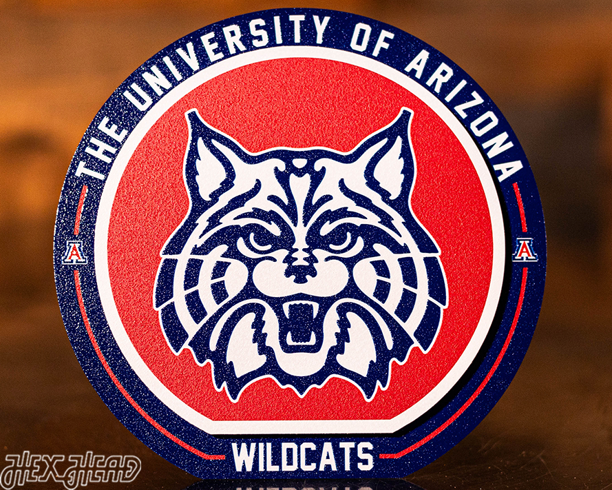 Arizona Wildcats "Double Play" On the Shelf or on the Wall Art