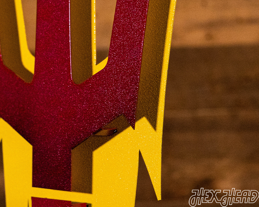 Arizona State Pitchforks 3D Vintage Metal Wall Art