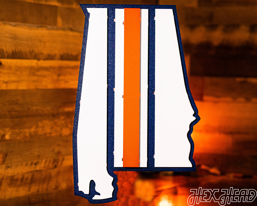 Auburn Samford and Donahue EXCLUSIVE 3D Metal Wall Art