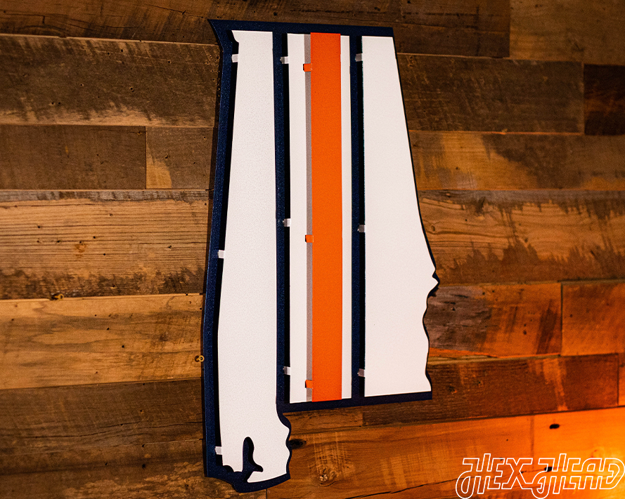 Auburn Samford and Donahue EXCLUSIVE 3D Metal Wall Art