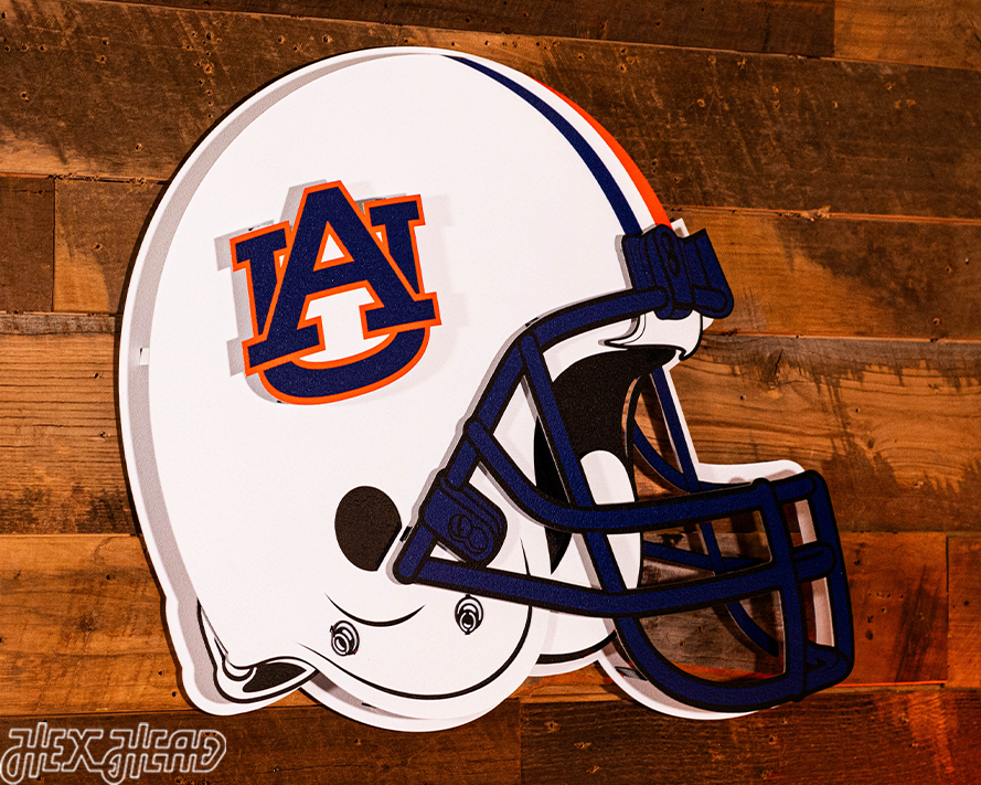 BLITZ COLLECTION - 8 LAYER Auburn Tigers 3D Metal Wall Art