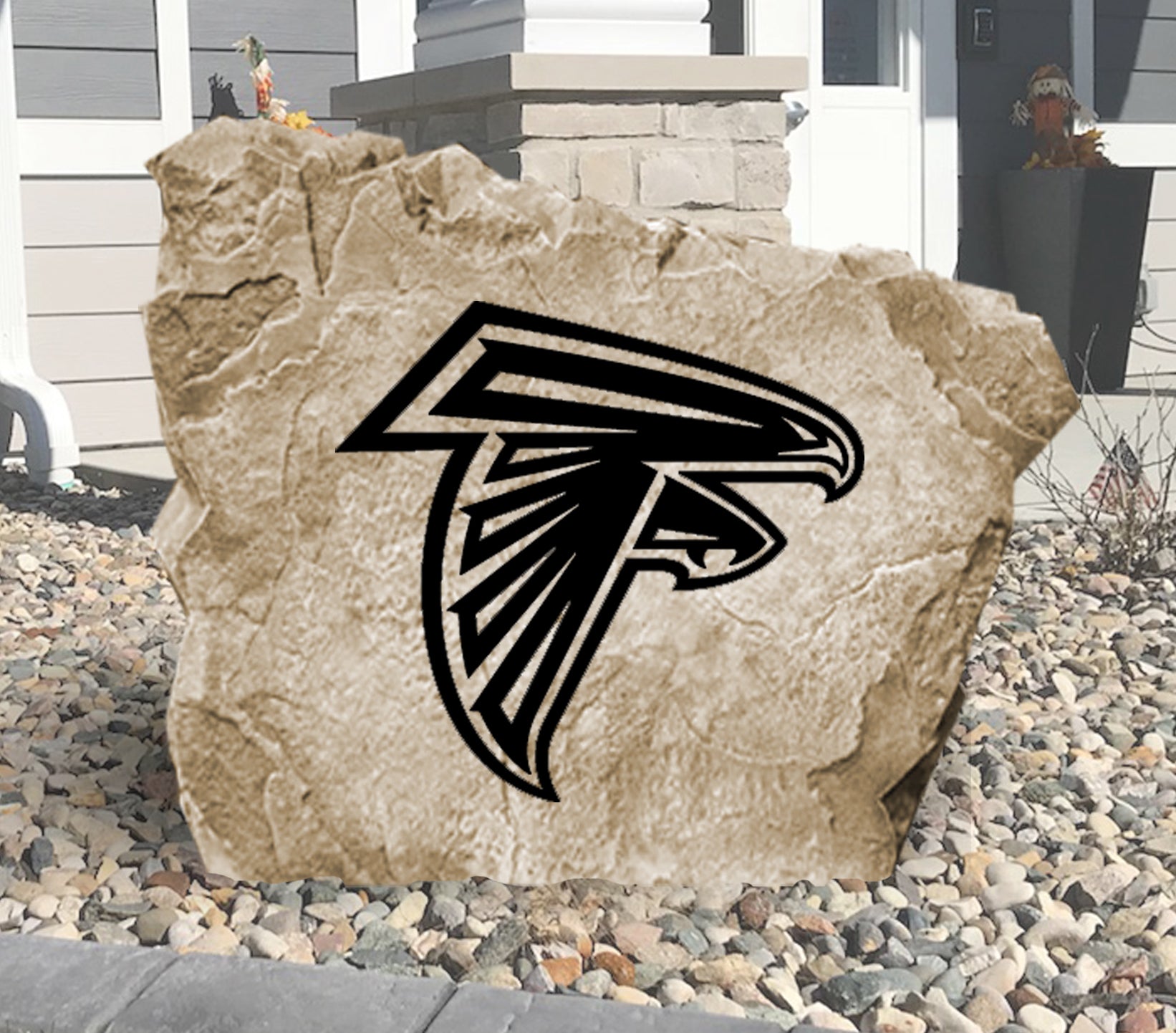 Atlanta Falcons Design-A-Stone Landscape Art