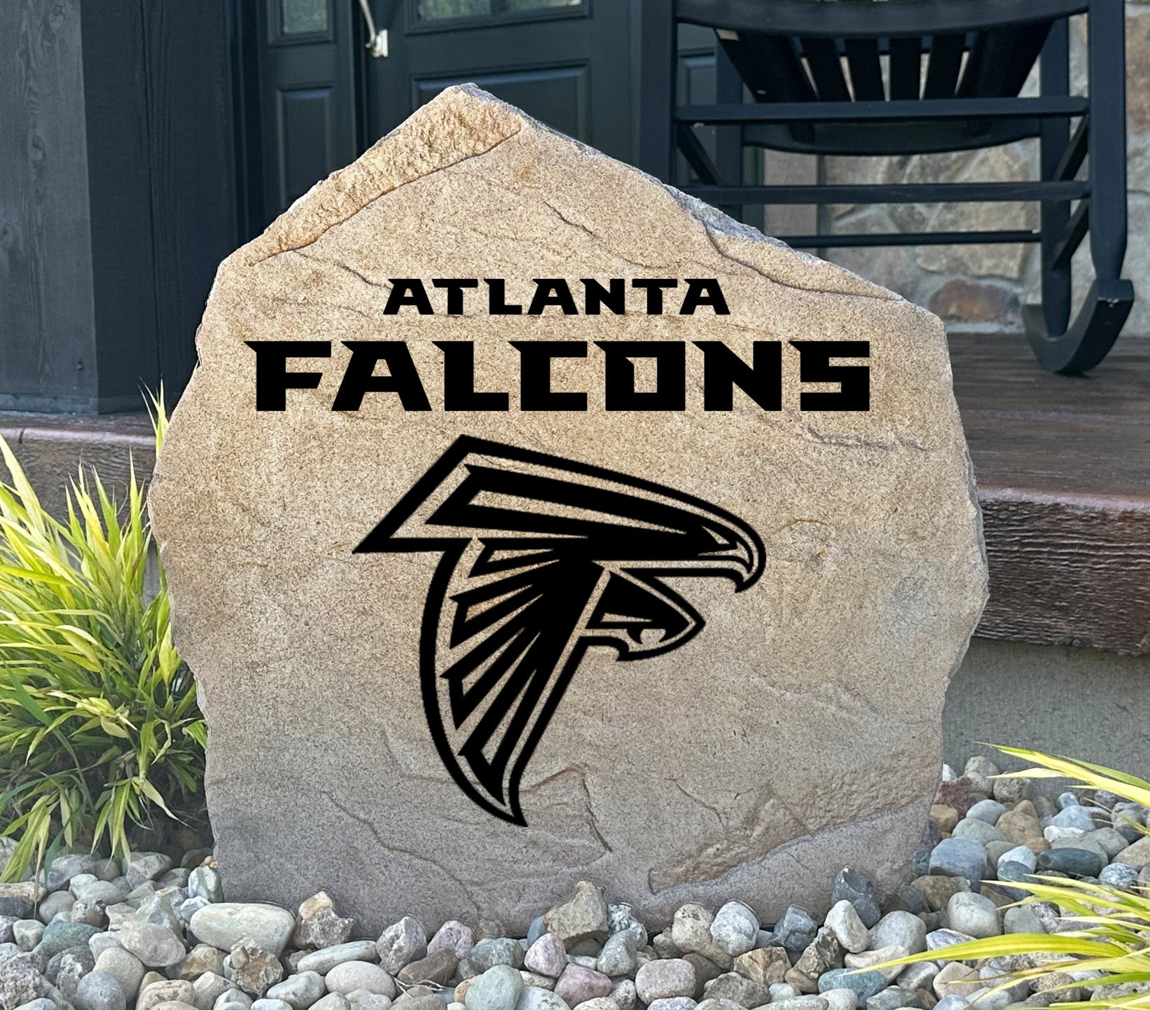 Atlanta Falcons Design-A-Stone Landscape Art