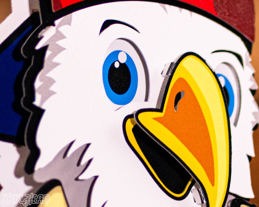 Bubba's 33 Eagle 3D Metal Wall Art