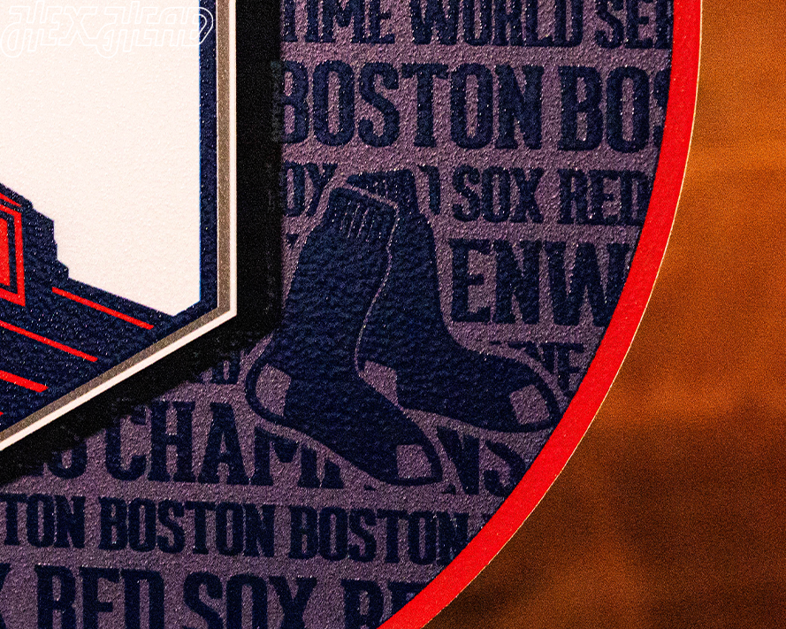 Boston Red Sox Fenway Park CRAFT SERIES 3D Embossed Metal Wall Art