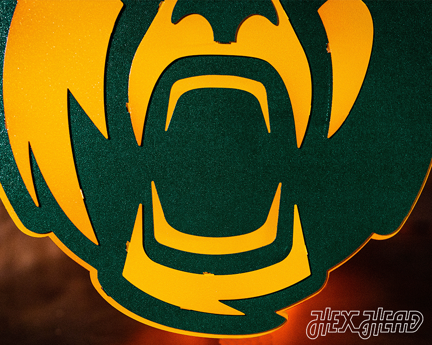 Baylor Bears Mascot 3D Metal Wall Art