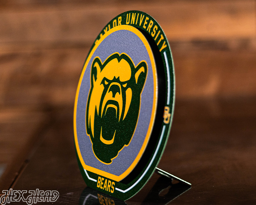 Baylor Bears "Double Play" On the Shelf or on the Wall Art