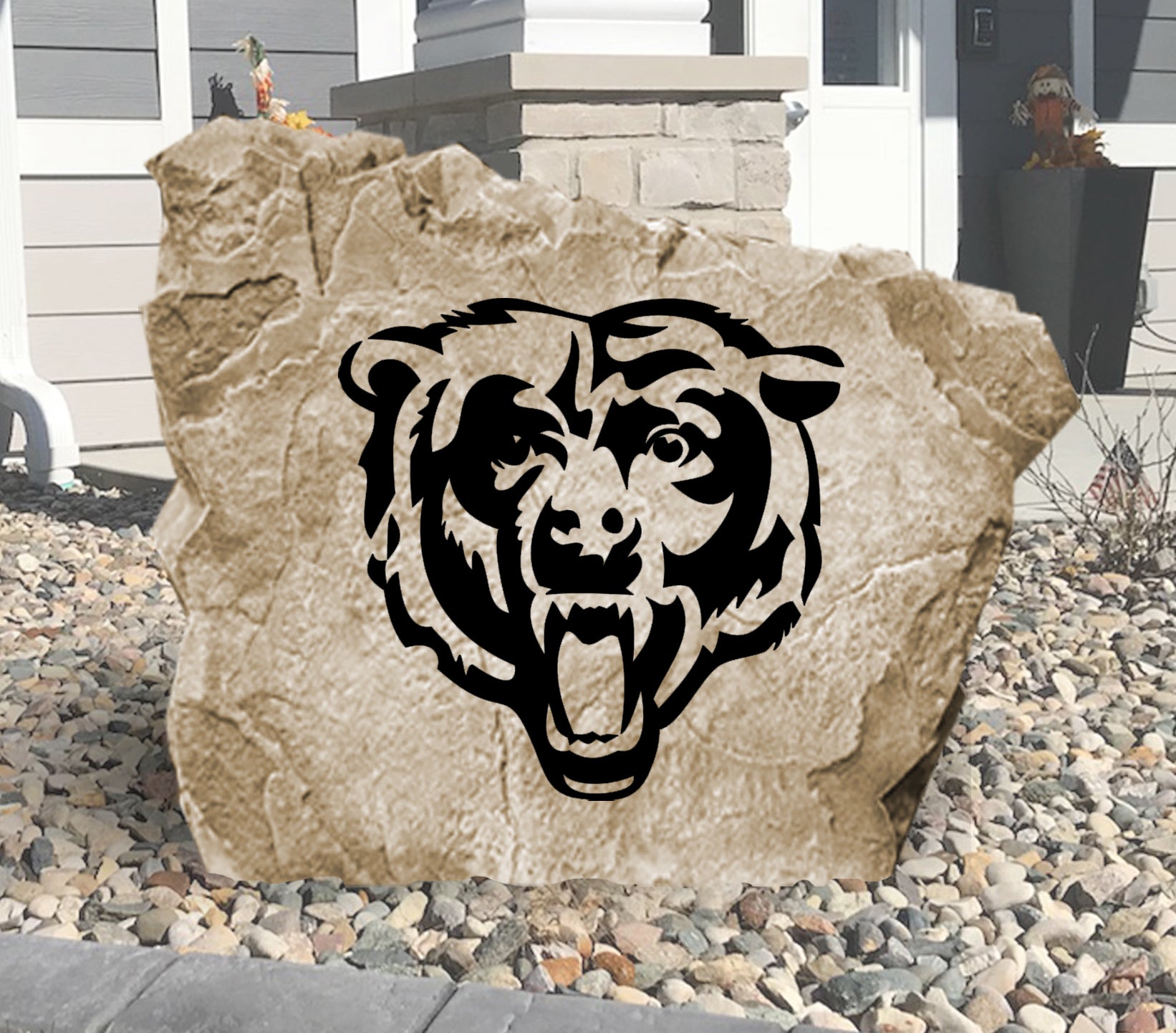 Chicago Bears Design-A-Stone Landscape Art