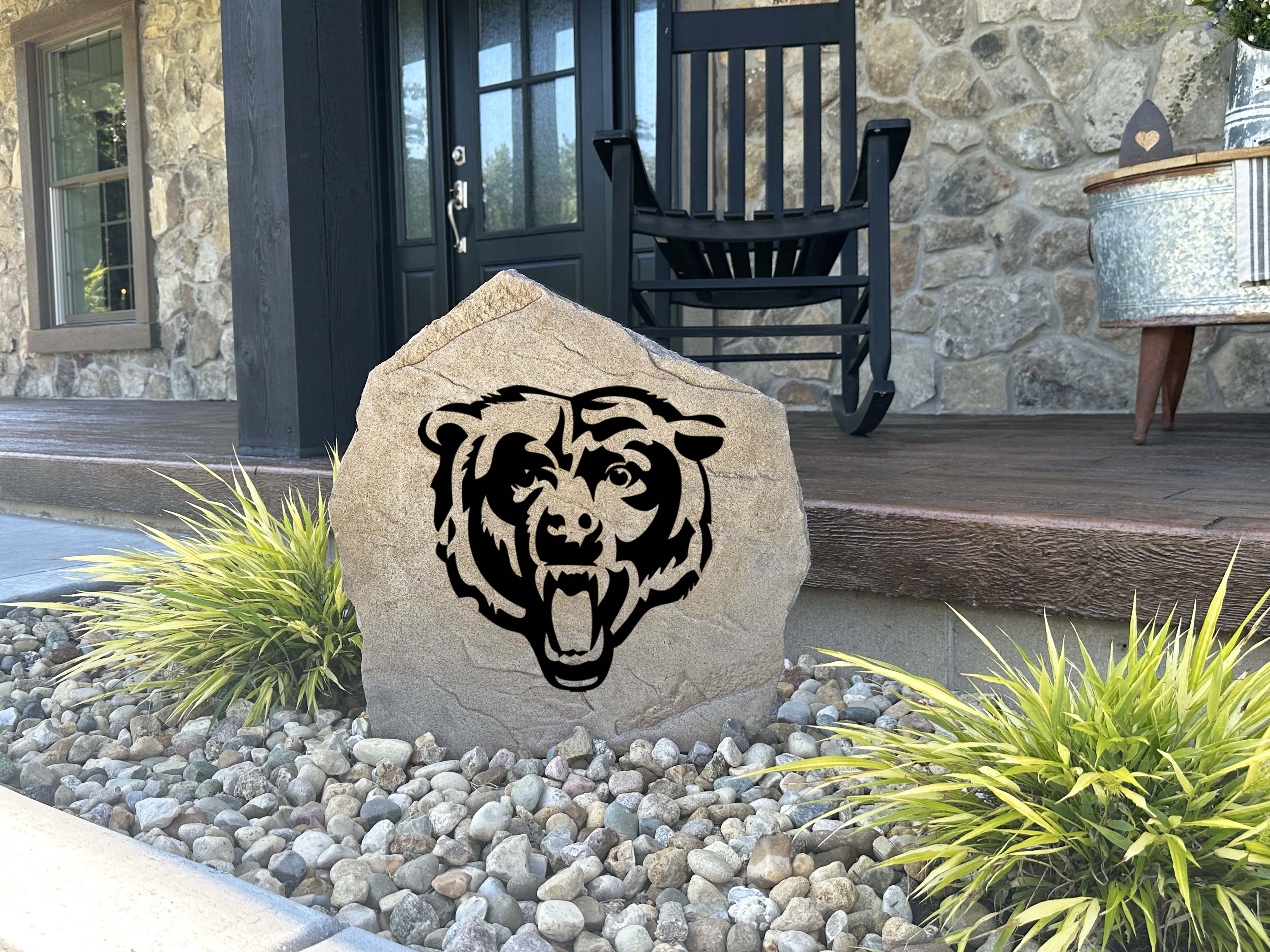 Chicago Bears Design-A-Stone Landscape Art