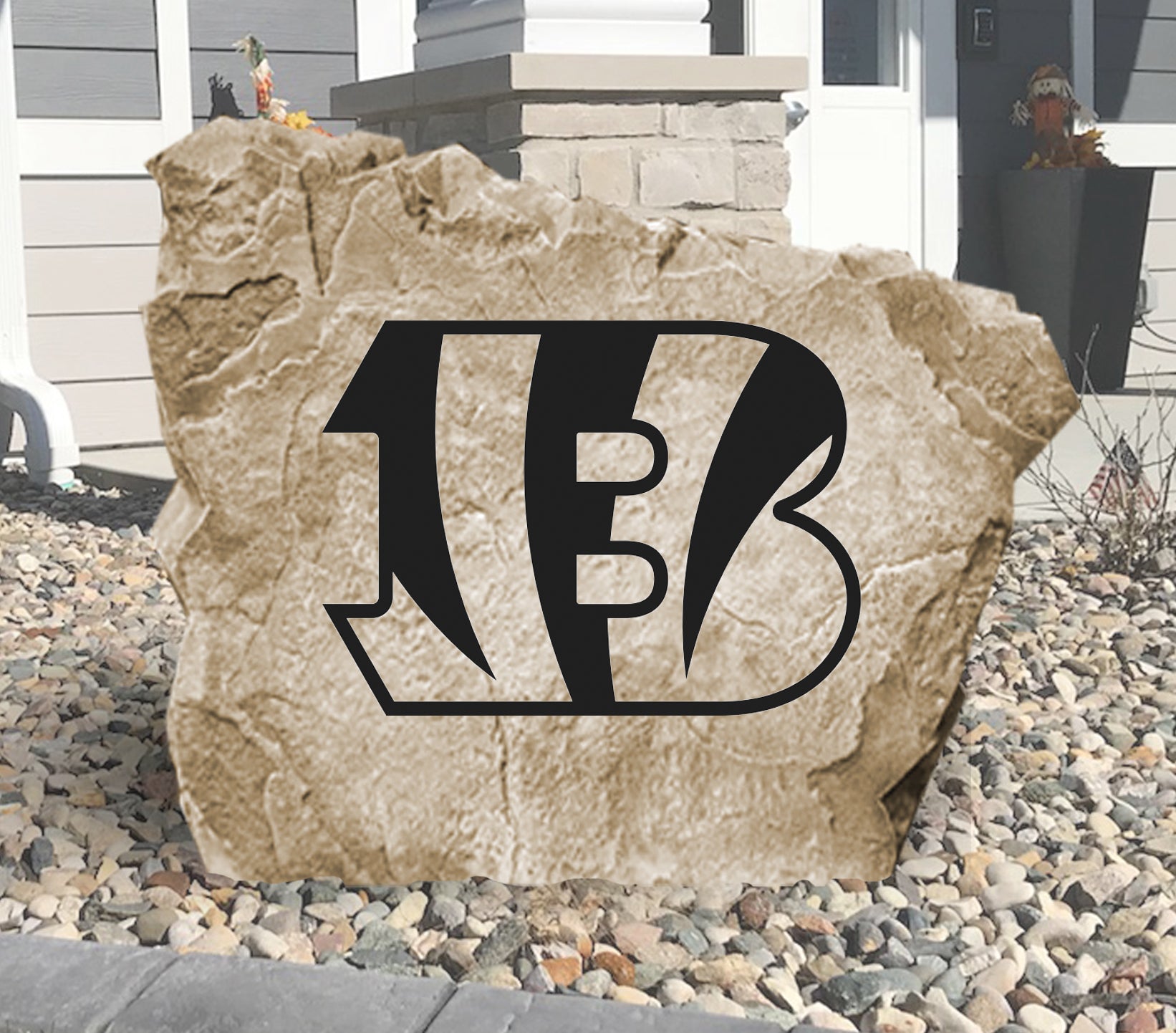 Cincinnati Bengals Design-A-Stone Landscape Art