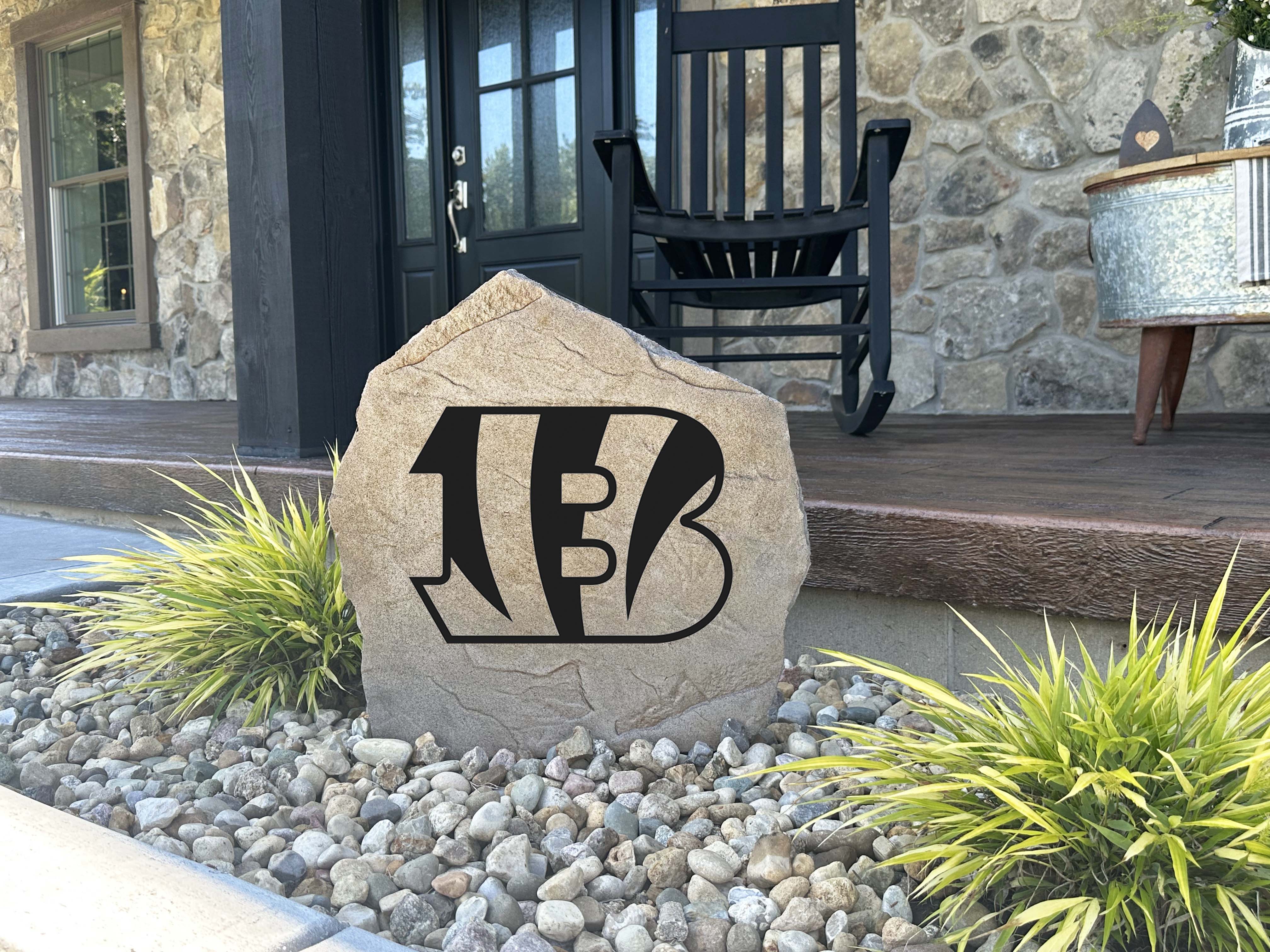 Cincinnati Bengals Design-A-Stone Landscape Art