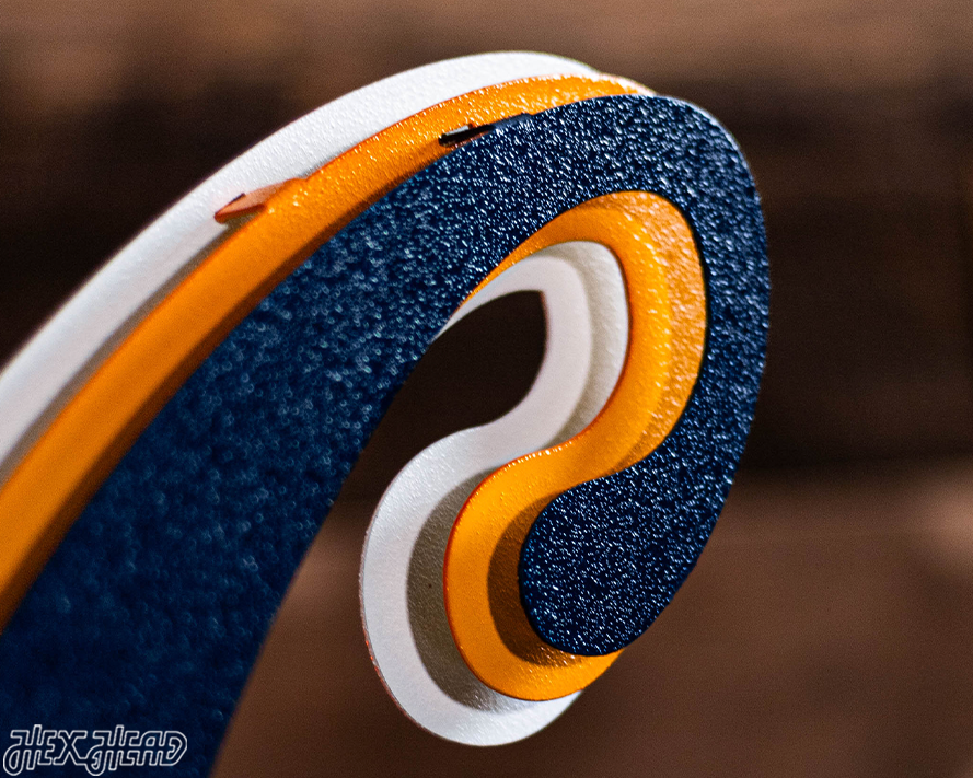 California Cal Berkeley Golden Bears Script 3D Metal Wall Art