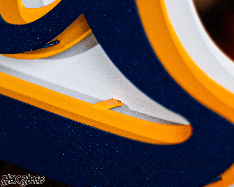 California Cal Berkeley Golden Bears Script 3D Metal Wall Art