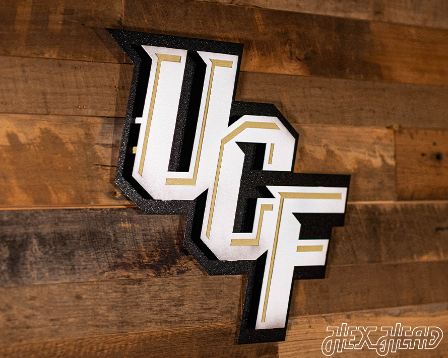 Central Florida Knights "UCF" 3D Metal Wall Art