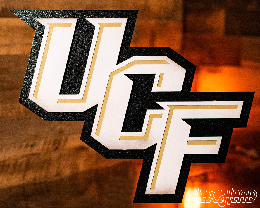 Central Florida Knights "UCF" 3D Metal Wall Art