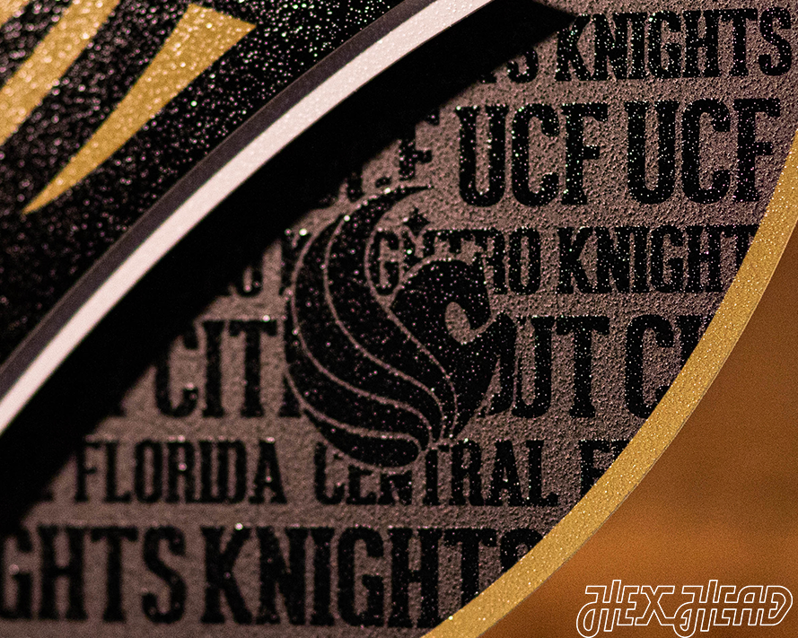 Central Florida Knights "UCF" CRAFT SERIES 3D Metal Wall Art