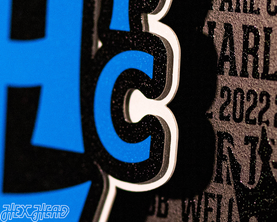 CLOSE OUT - Charlotte FC CRAFT SERIES 3D Embossed Metal Wall Art