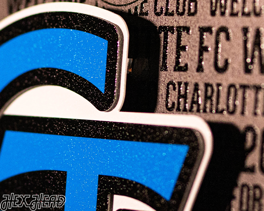 CLOSE OUT - Charlotte FC CRAFT SERIES 3D Embossed Metal Wall Art