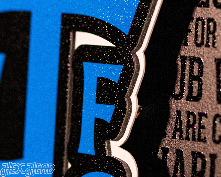 CLOSE OUT - Charlotte FC CRAFT SERIES 3D Embossed Metal Wall Art