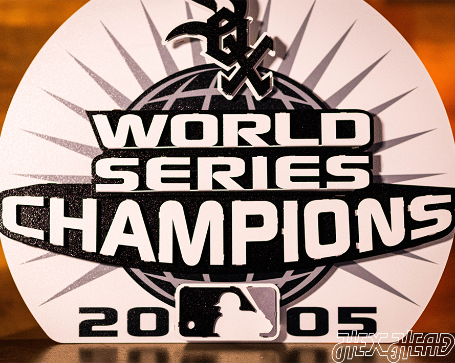 Chicago White Sox 2005 WORLD SERIES CHAMPIONS 3D Metal Wall Art