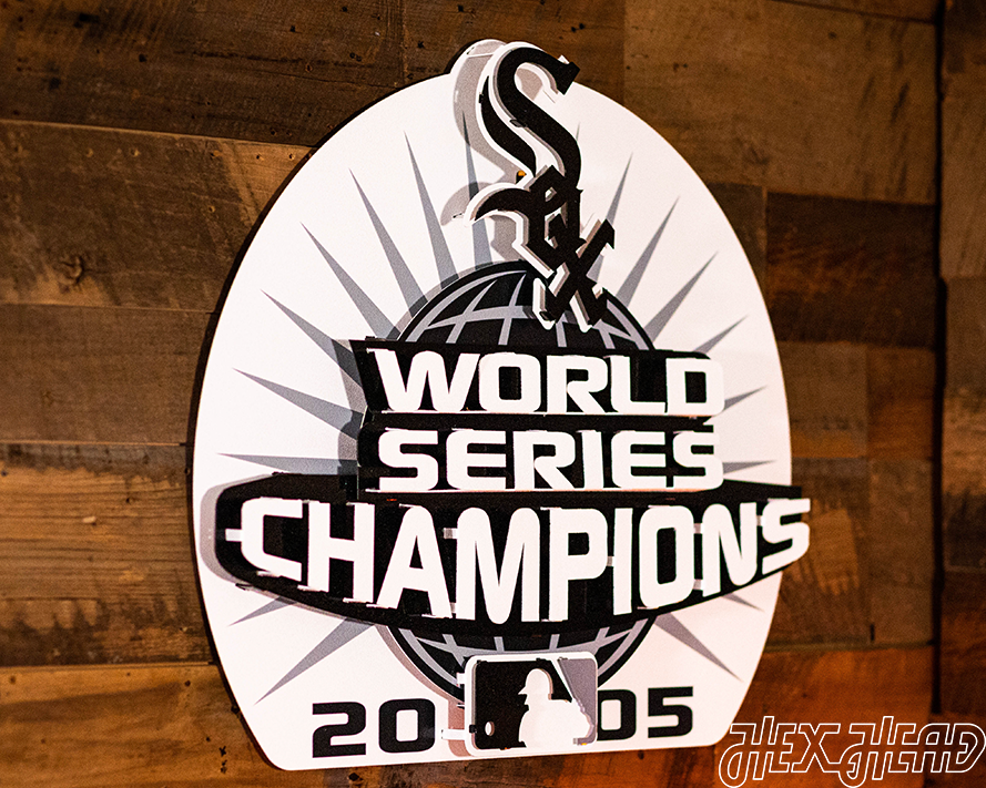 Chicago White Sox 2005 WORLD SERIES CHAMPIONS 3D Metal Wall Art