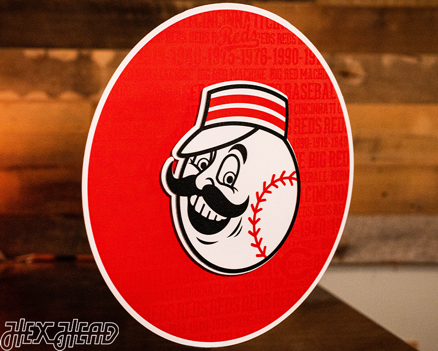 Cincinnati Reds CRAFT SERIES 3D Embossed Metal Wall Art