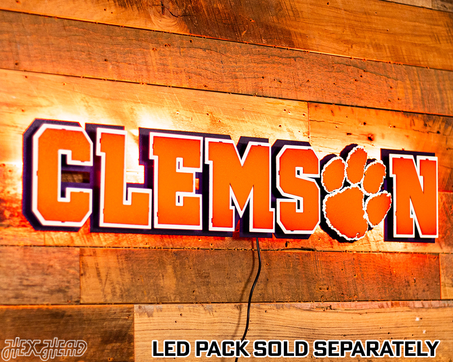 Clemson Classic 3D Vintage Metal Wall Art