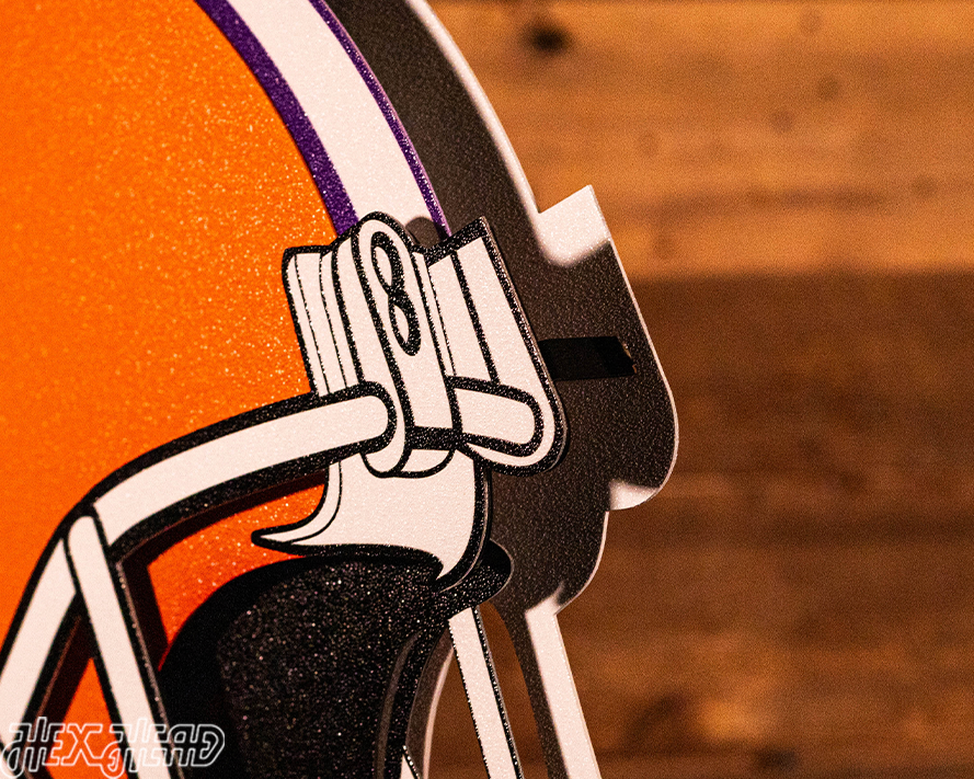 BLITZ COLLECTION - 8 LAYER Clemson Tigers 3D Metal Wall Art