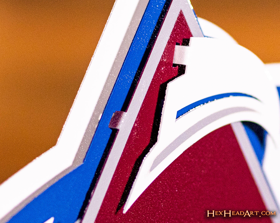 Colorado Avalanche NHL 3D Vintage Metal Wall Art