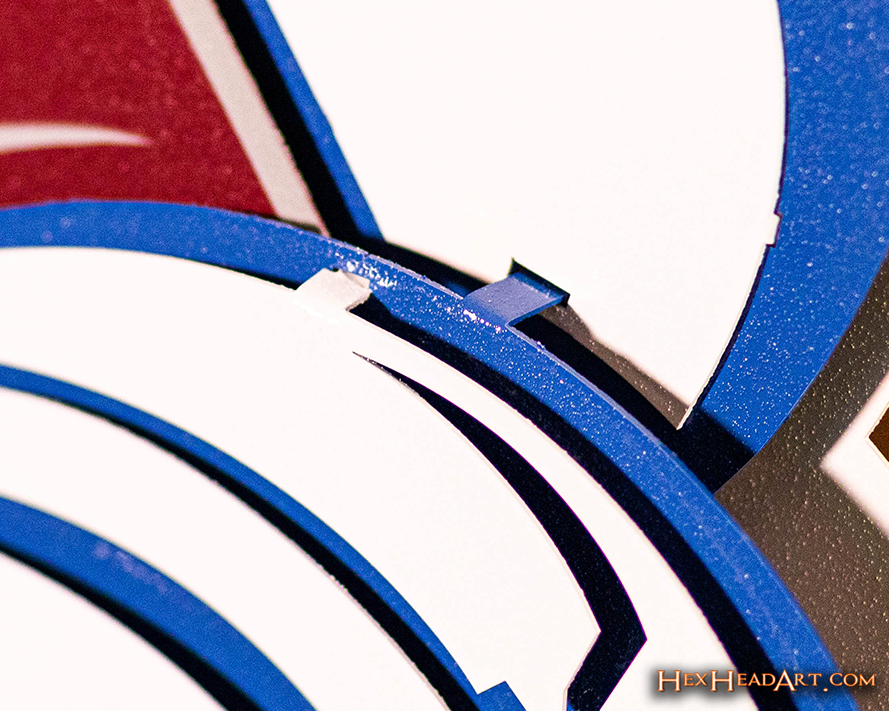 Colorado Avalanche NHL 3D Vintage Metal Wall Art